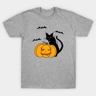 Jack O’ Lantern and Cat T-Shirt